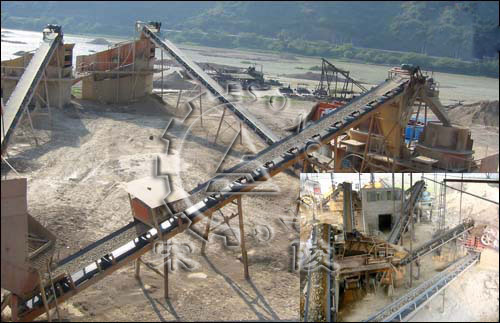 砂石生產(chǎn)線現(xiàn)場(chǎng),砂石生產(chǎn)線,砂石生產(chǎn)線設(shè)備,砂石線